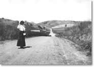 Ventura road facing west from Las Virgenes Road, c. 1908
